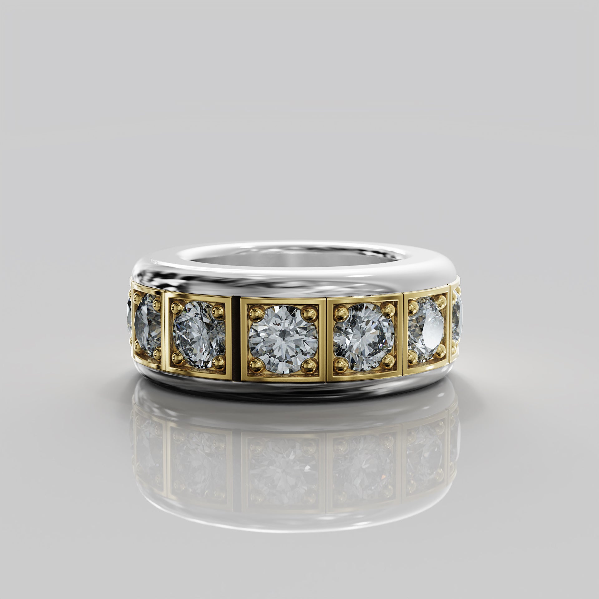 Gold SS Diamond Twister - Mark Gold