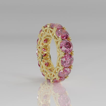 Rockstar Forever Ring - Pink Sapphire - Mark Gold