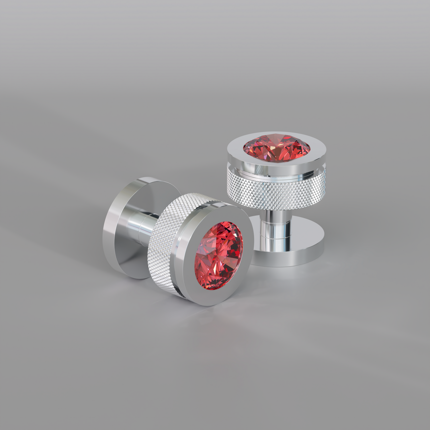 SUPERALLOY CUFFLINKS RED