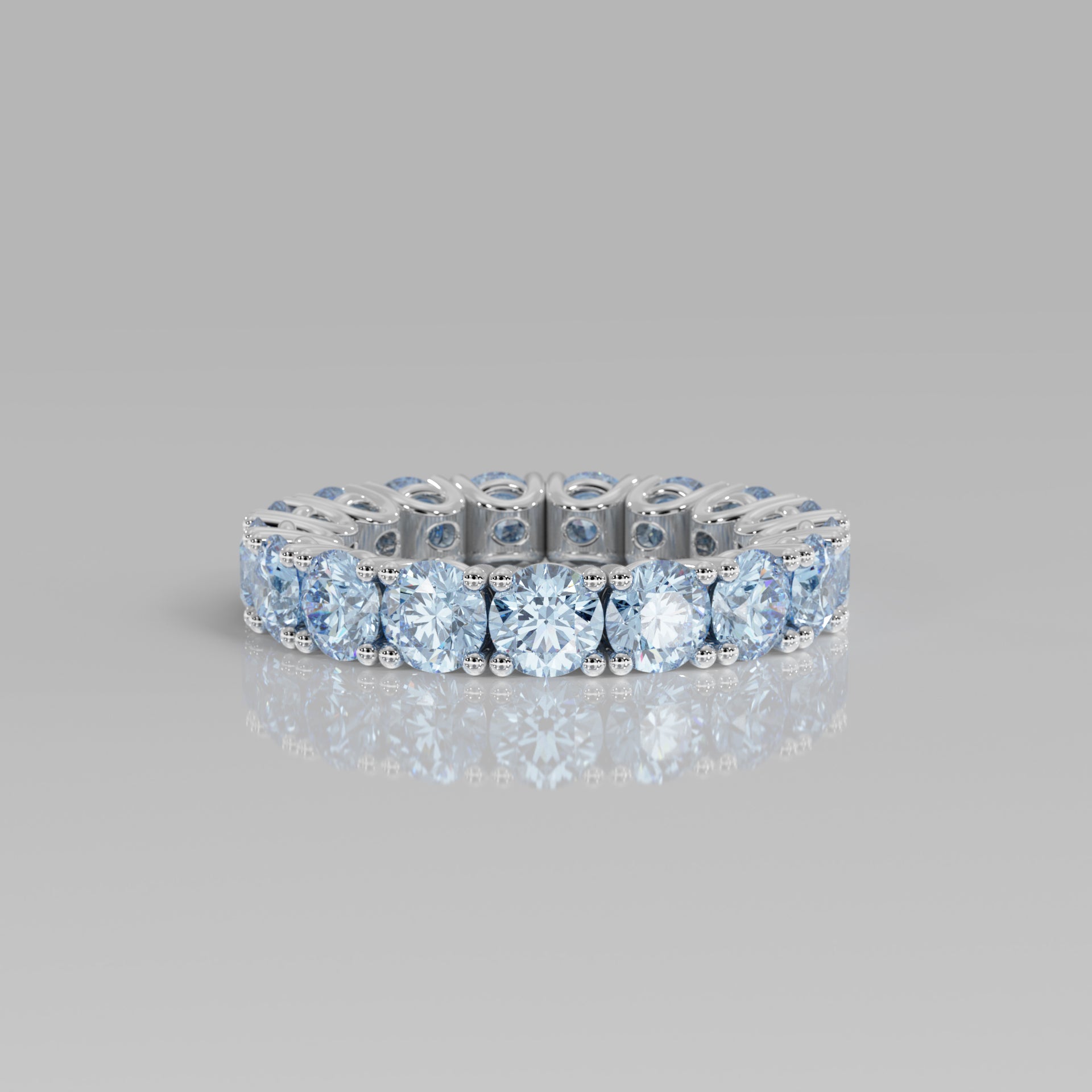 Rockstar Stackable Ring  - Aquamarine - Mark Gold