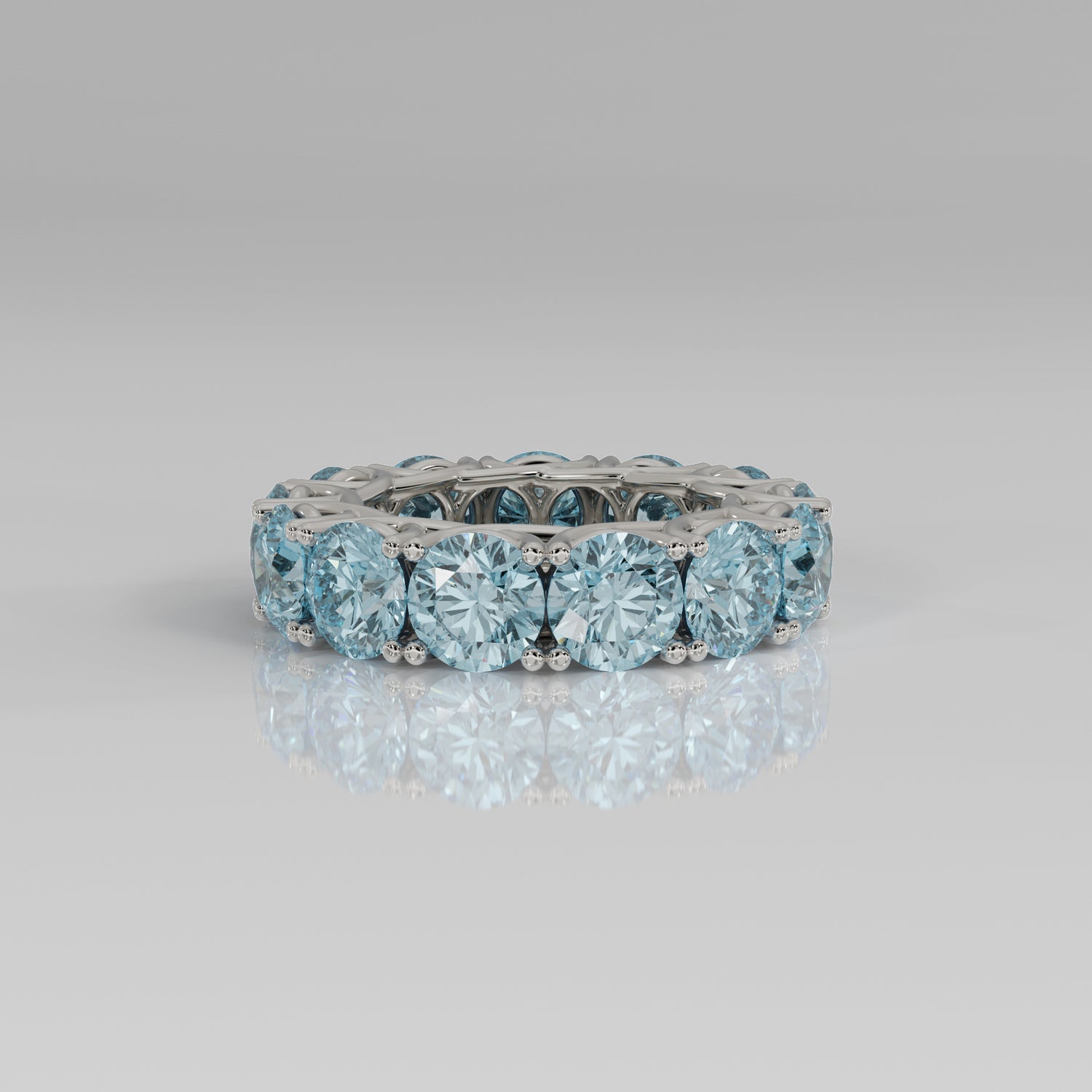 Rockstar Forever Ring - Aquamarine - Mark Gold