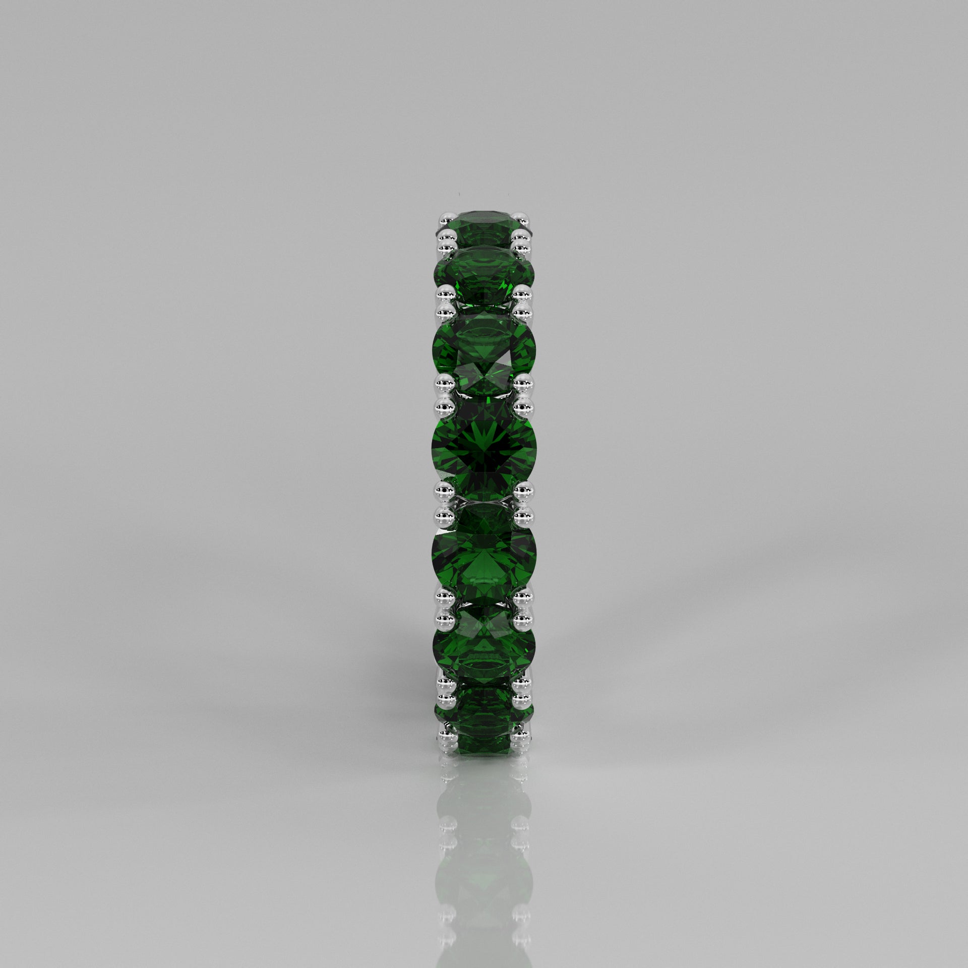 Rockstar Stackable Ring  - Emerald - Mark Gold