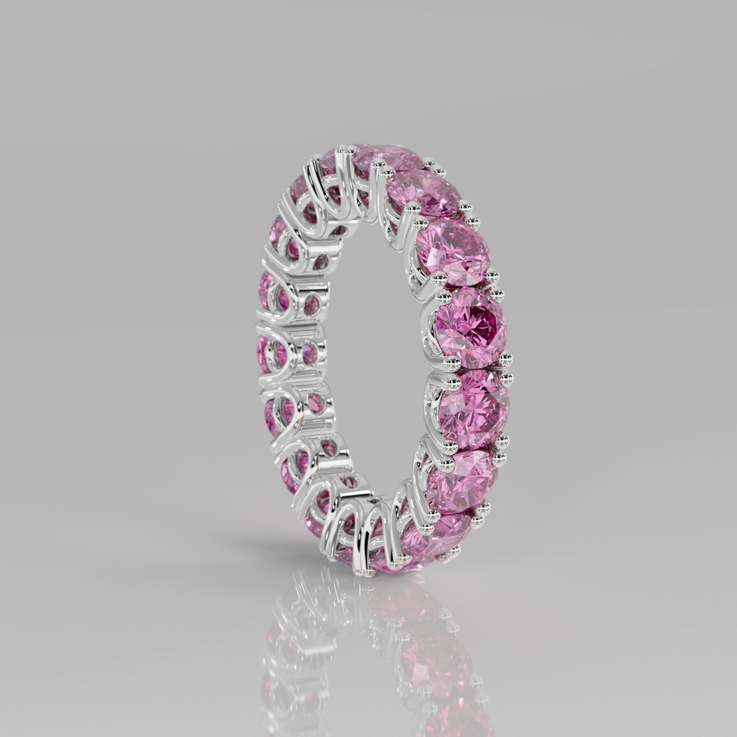 Rockstar Stackable Ring - Pink Sapphire - Mark Gold