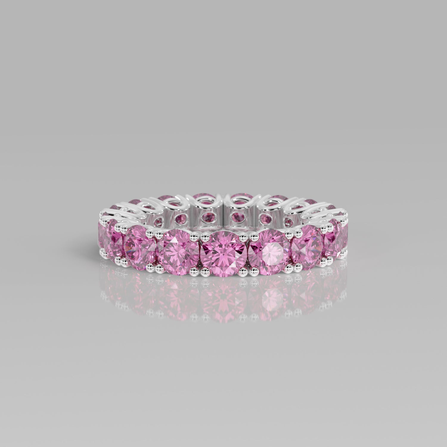 Rockstar Stackable Ring - Pink Sapphire - Mark Gold