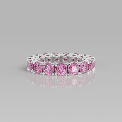 Rockstar Stackable Ring - Pink Sapphire - Mark Gold