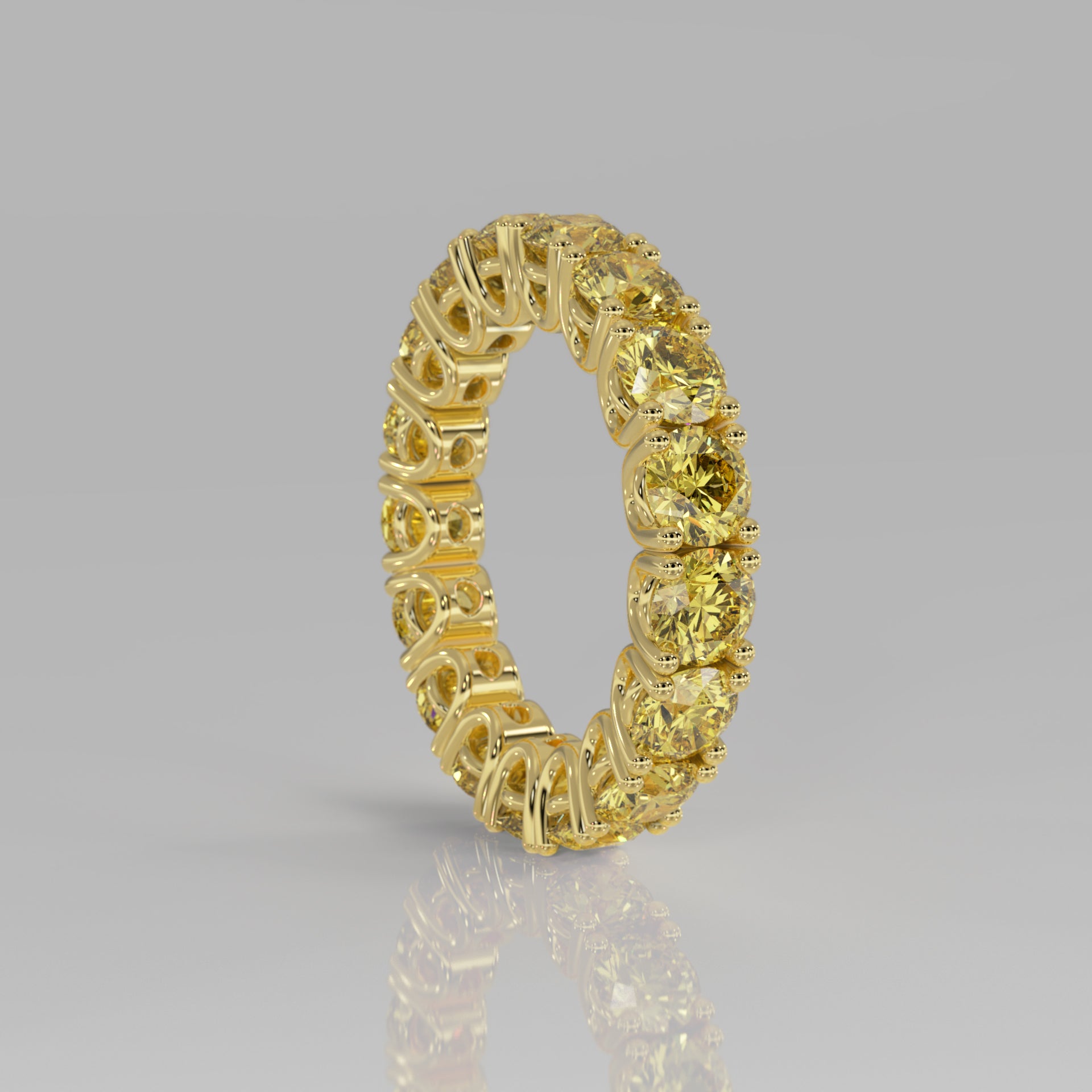 Rockstar Stackable Ring  - Lemon Quartz - Mark Gold