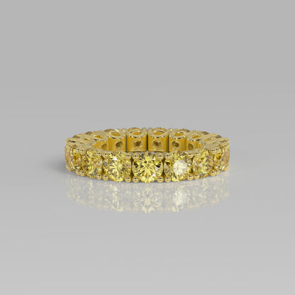 Rockstar Stackable Ring  - Lemon Quartz - Mark Gold