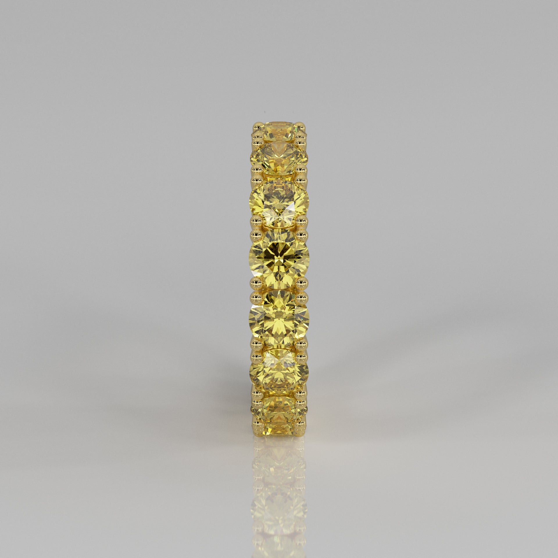 Rockstar Stackable Ring  - Lemon Quartz - Mark Gold