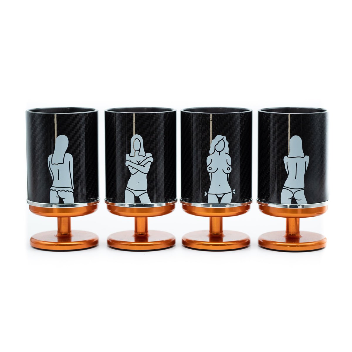 Carbon Orange Tumblers - Mark Gold