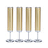 Diamond Alloy Champagne Flutes - Mark Gold