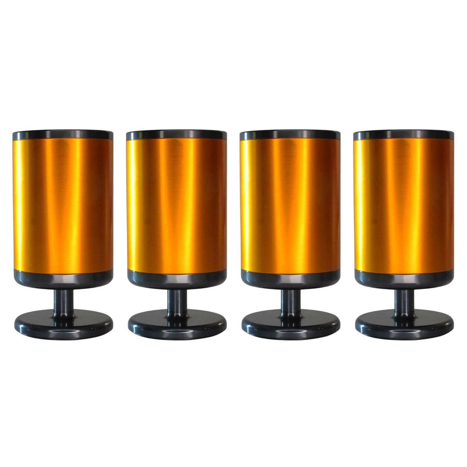 Tall Tumblers - Orange Black - Mark Gold